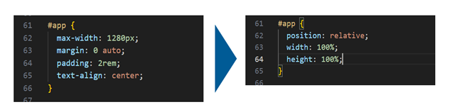 Style.css(自動生成ファイル)の修正